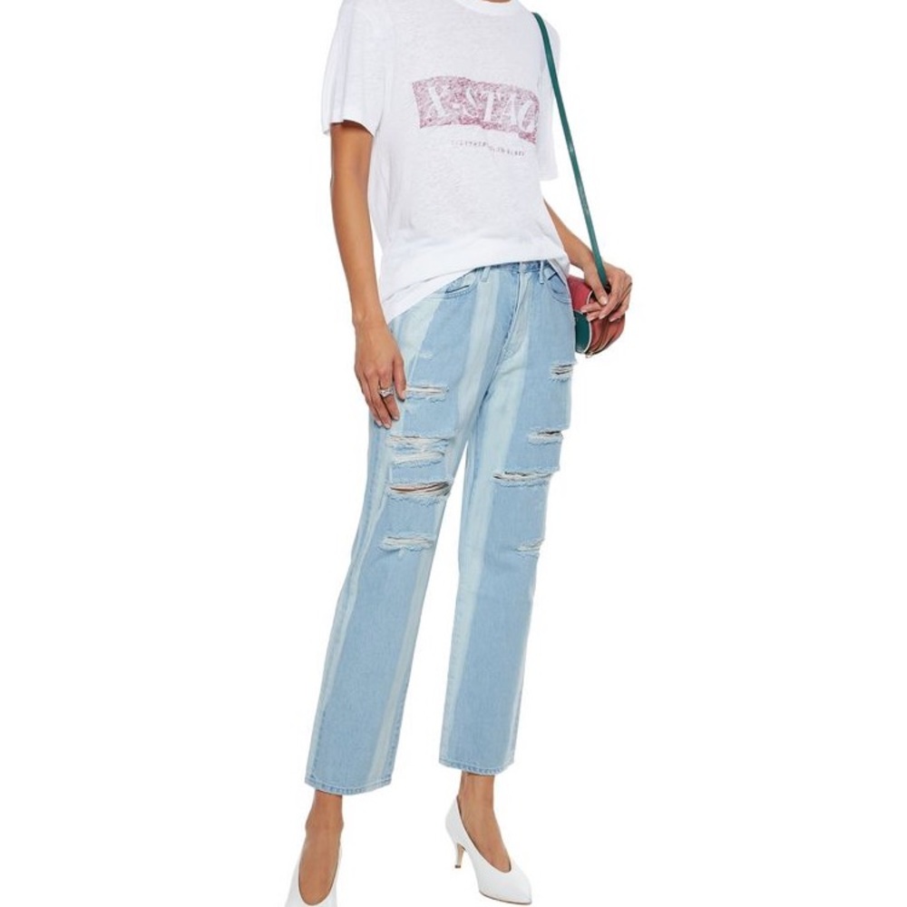 3x1 distressed boyfriend jeans
